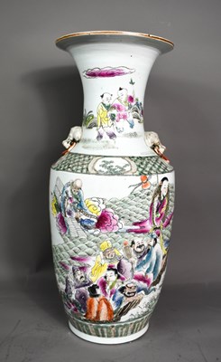 Lot 64 - A 19th century Chinese porcelain vase with...