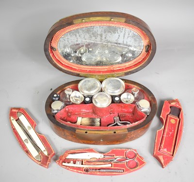 Lot 303 - A late 18th century French necessaire De...