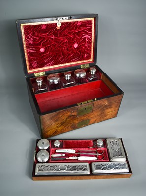 Lot 307 - An early 19th century rosewood and brass bound...