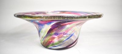 Lot 43 - A 20th Century designed multi colour glass...