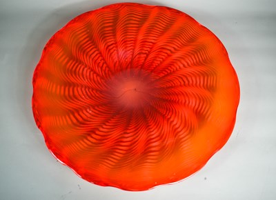 Lot 70 - A 20th century design large circular bowl with...