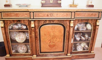 Lot 483 - A fine Regency sideboard fitted with a marble...