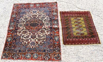 Lot 418 - Two vintage Middle Eastern multi coloured...