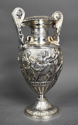 Lot 2 - A silver chalice by Hunt & Roskell, originally...