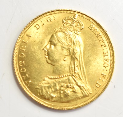 Lot 186 - A Queen Victoria gold half sovereign, Jubilee,...