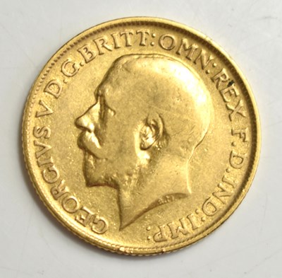 Lot 192 - A George V full gold sovereign, dated 1913.