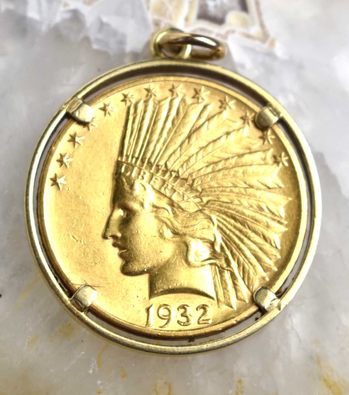 Lot 150 - A USA Ten Dollar Indian head gold coin, dated...