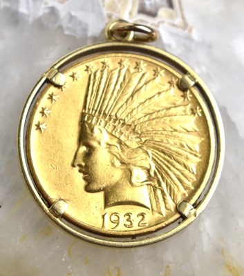 Lot 150 - A USA Ten Dollar Indian head gold coin, dated...