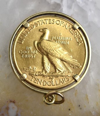 Lot 150 - A USA Ten Dollar Indian head gold coin, dated...