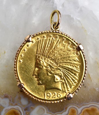Lot 152 - A USA Ten Dollar Indian head gold coin, dated...