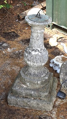 Lot 510 - A vintage reconstituted stone garden bird bath...