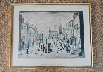 Lot 351A - LS Lowry, A Lancashire Village, Ganymed...