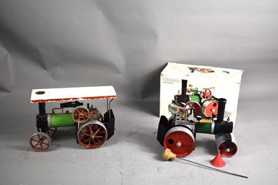 Lot 376 - A Mamod SR1a live steam roller, in the...
