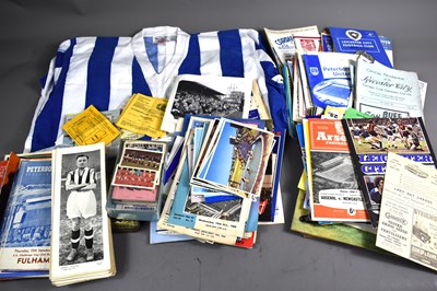 Lot 243 - A collection of football memorabilia to...