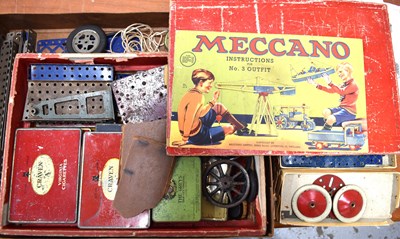 Lot 360 - A vintage Meccano set, possibly No3 outfit,...