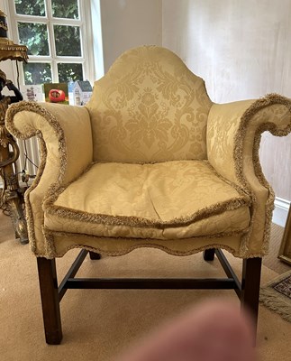 Lot 413a - An early 20th century occasional chair in the...