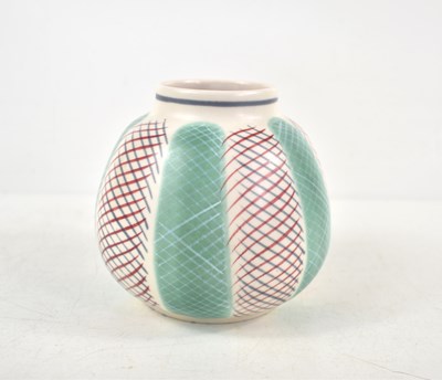 Lot 30 - A Poole pottery "Freeform" vase in green and...