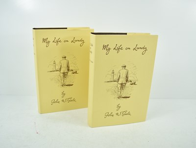 Lot 118 - Two signed copies of My Life on Lundy by Felix...