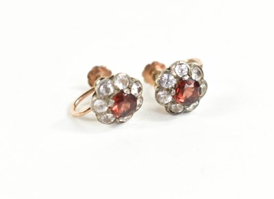 Lot 102 - A pair of 19th century gold plated and paste...