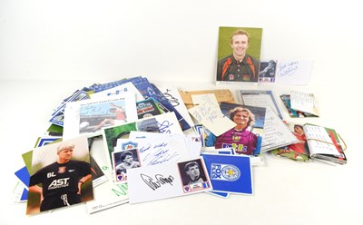 Lot 135 - Football Autographs: A large collection of...