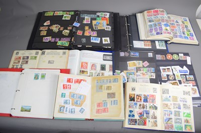 Lot 185 - A group of stamp albums containing GB and...