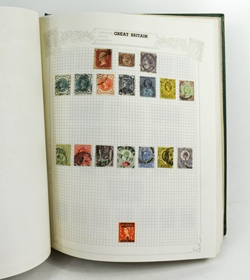 Lot 183 - A stamp album containing Victorian and later...