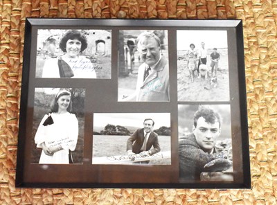 Lot 241 - A signed photograph montage featuring some of...