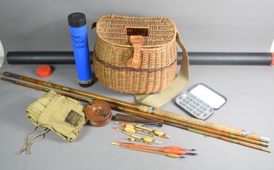 Lot 230 - A group of fishing tackle comprising of a...