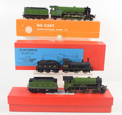 Lot 436 - A group of three kit built OO gauge locomotive...