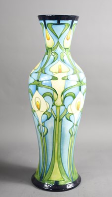Lot 15 - A large Moorcroft pottery vase, 'Calla Lily'...