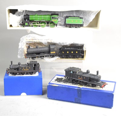 Lot 414 - A group of four kit built OO gauge locomotives,...