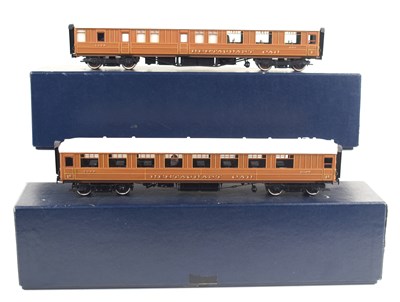 Lot 459 - Two OO gauge S.W Banks Restaurant Car Coaches...