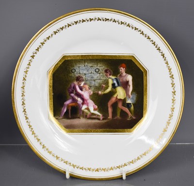 Lot 183 - A Flight Barr & Barr Worcester plate,...