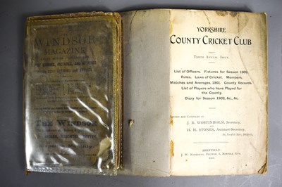 Lot 134 - A 1902 Yorkshire County Cricket Club Tenth...