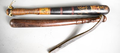 Lot 94 - A 19th century Victorian wooden hand painted...