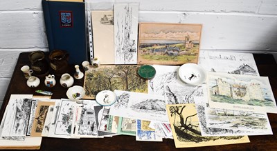 Lot 115 - A selection of Lundy related ephemera to...