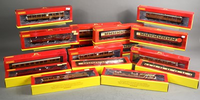 Lot 451 - A collection of boxed Hornby OO gauge model...