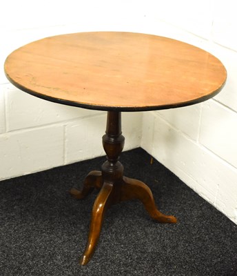 Lot 313 - A 19th century mahogany tilt top occasional...