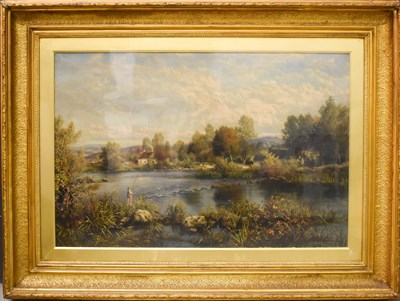 Lot 355 - A 19th century oil on canvas, depicting a...