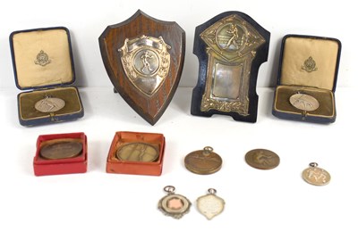 Lot 163 - A group of military related medals to include...