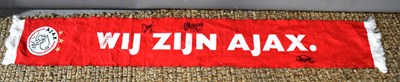 Lot 242 - Football autographs: A vintage Ajax football...
