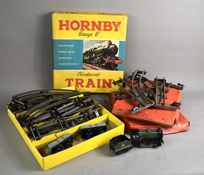 Lot 357 - A boxed Hornby O gauge clockwork train set, No....