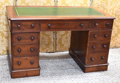 Lot 338 - A 19th century Victorian mahogany pedestal...