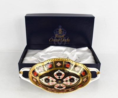 Lot 170 - A Royal Crown Derby Old Imari Pattern twin...