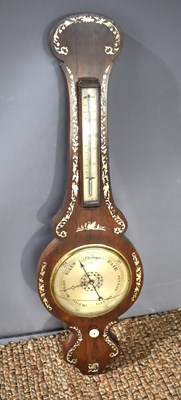 Lot 228 - A 19th century rosewood and mother of pearl...
