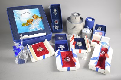 Lot 20 - A group of boxed Swarovski crystal to include...