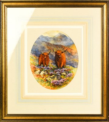 Lot 353 - Harry Davis (Worcester artist): watercolour...