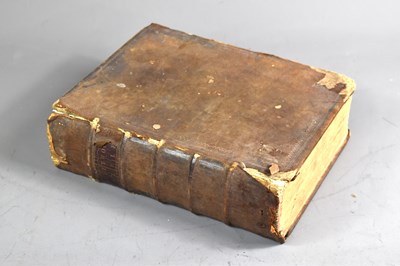Lot 295 - An 18th century bible by the Reverand John...
