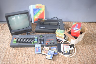 Lot 334 - A vintage Amstrad CPC 464 personal computer...