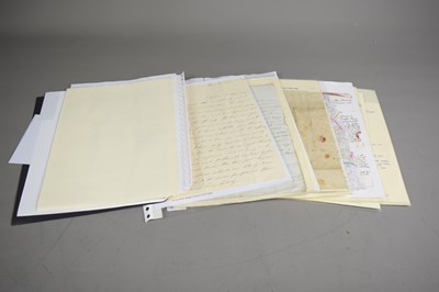 Lot 289 - A group of 19th century letters with wax seals...